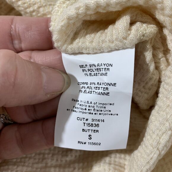 Lush Bundle Lot Womens Small Cropped Sweatshirt V-neck Top - Picture 7 of 9